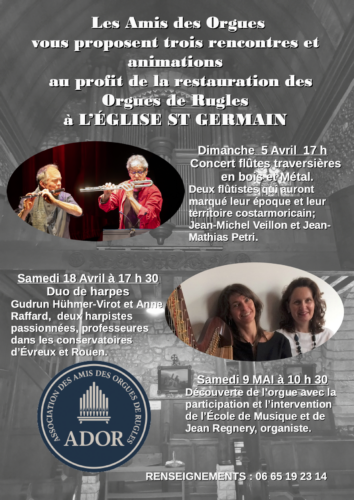 Jean-Michel Veillon & Jean-Mathias Petri en concert à Rugles (27250) @ Église Saint-Germain de Rugles