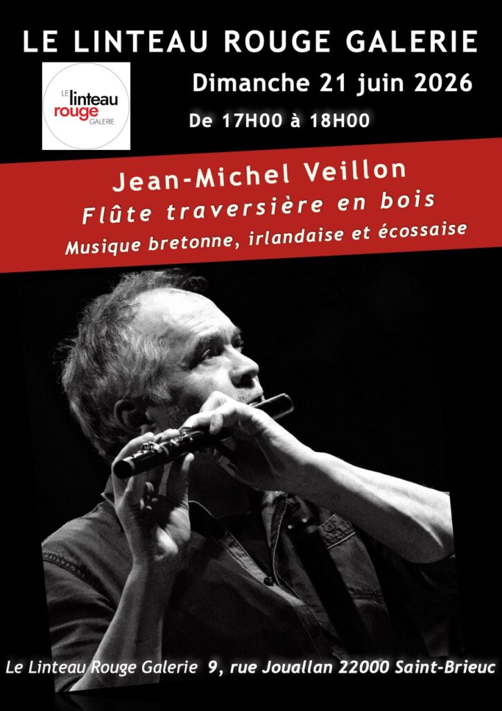 Concert solo Jean-Michel Veillon au Linteau Rouge à St-Brieuc le dimanche 21 Juin @ Le Linteau Rouge Galerie